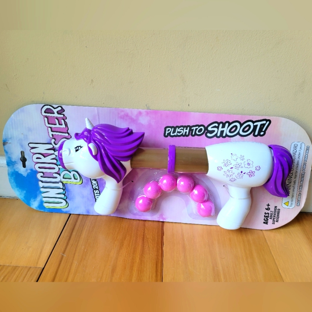 Unicorn soft ball blaster gun for kids